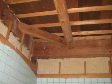 浴室リフォーム施工中 天井解体