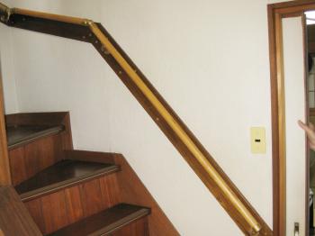階段手すり用木製プレート