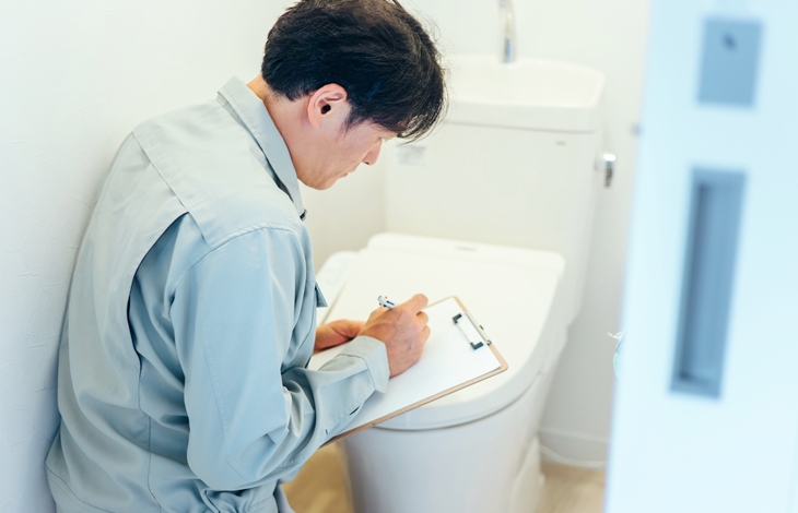 一体型トイレをご検討中の方は水圧の確認を忘れず