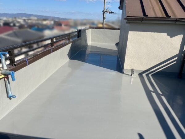 堺市東区 H様邸 屋上・ベランダ ウレタン防水工事