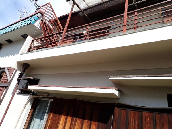堺市東区 K様邸 ベランダ下の軒天修繕工事