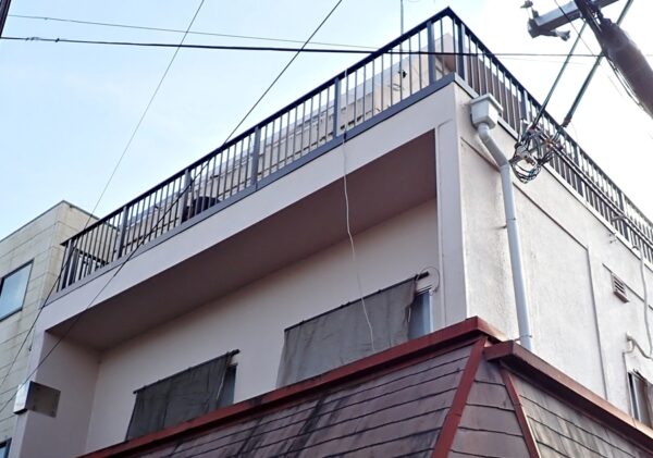 堺市東区 K様邸 バルコニー防水工事・手すり交換工事