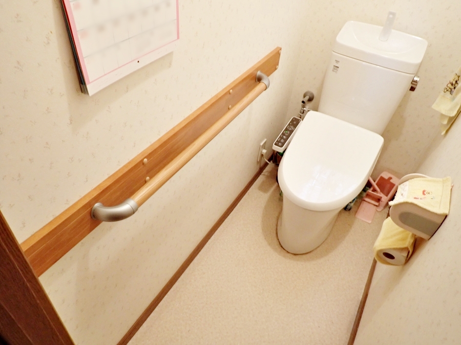 トイレでの転倒予防に