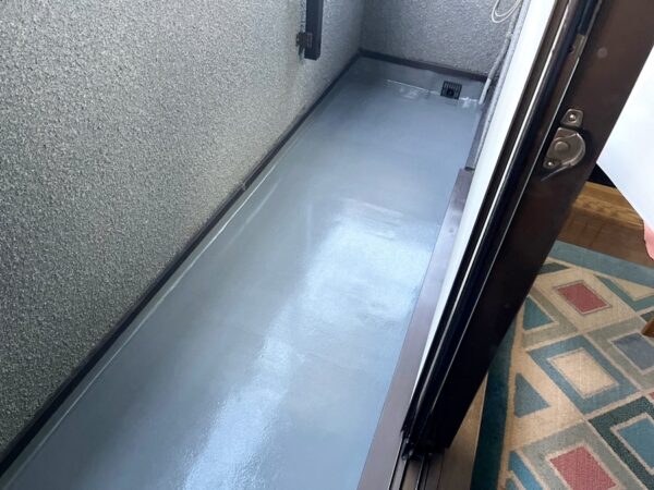 堺市北区 N様邸 ベランダ防水工事（ウレタン塗膜防水）